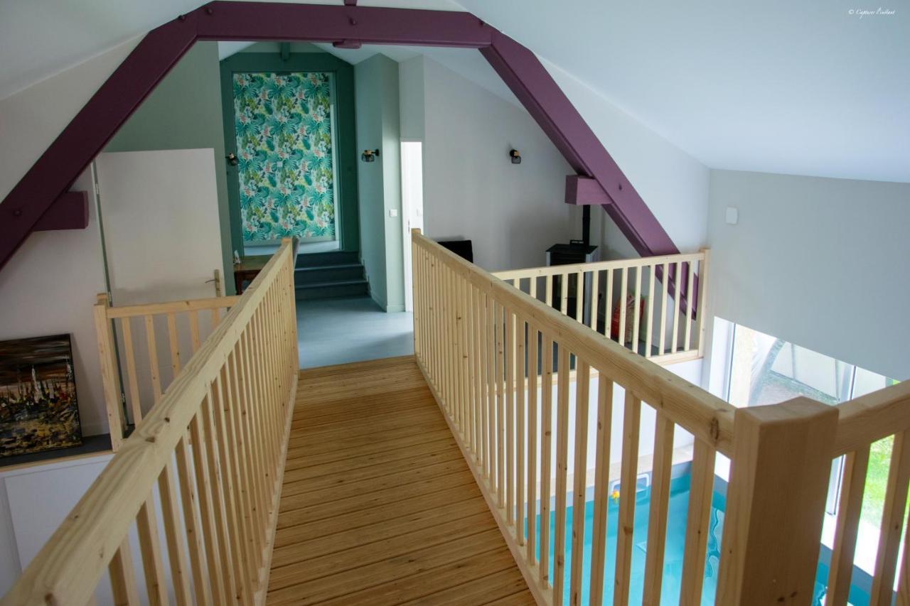 Villa Elegante A Panissieres Avec Piscine Privee Luaran gambar
